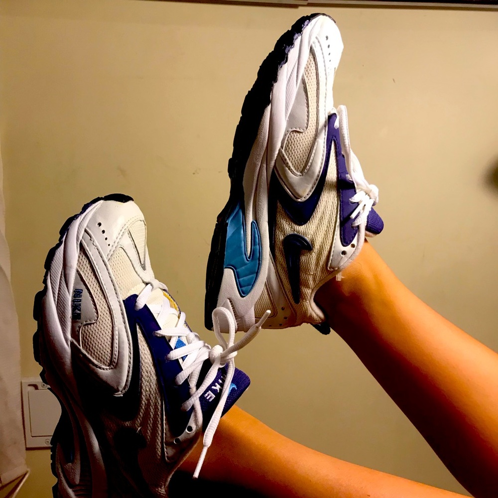 Chunky white shoes